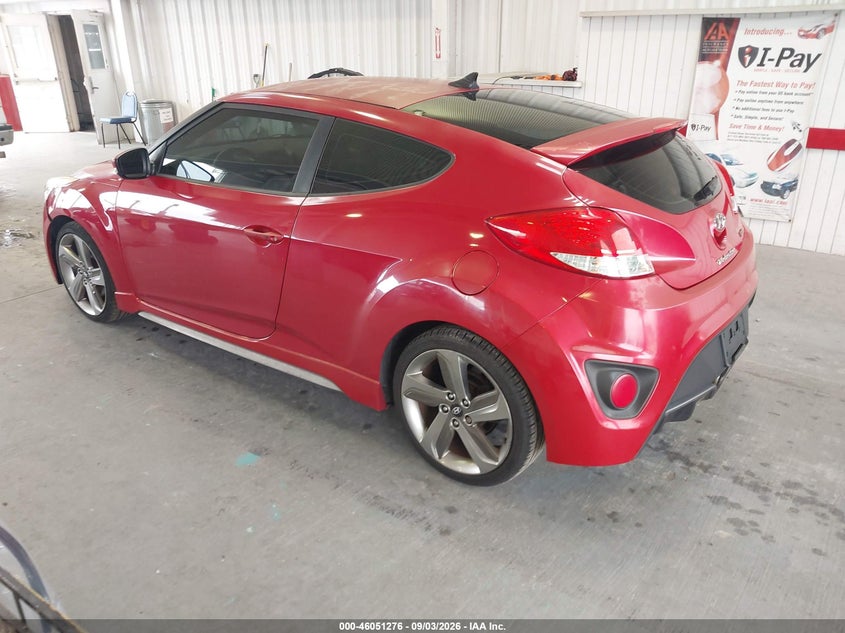 2013 HYUNDAI VELOSTER auction photo 3