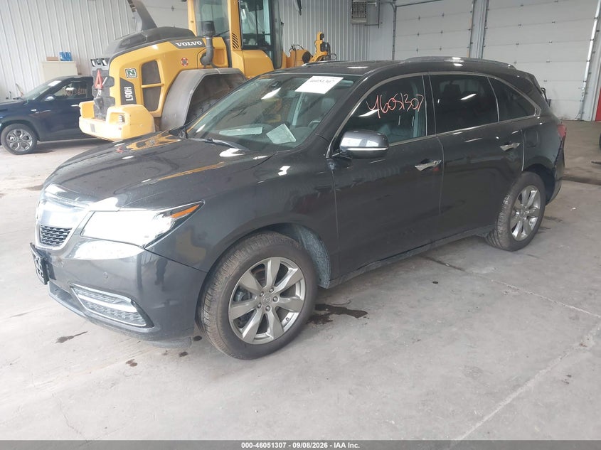 Vin: 5fryd4h93gb001672, lot: 46550801, acura mdx advance   entertainment packages/advance package 20162
