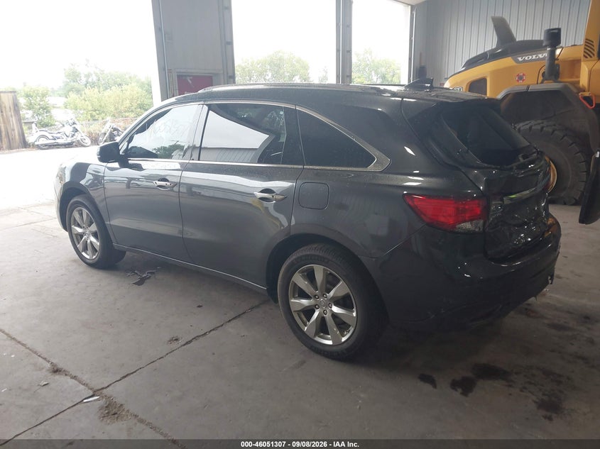 Vin: 5fryd4h93gb001672, lot: 46550801, acura mdx advance   entertainment packages/advance package 20163