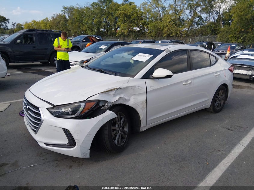 Vin: 5npd84lf5jh283517, lot: 46550829, hyundai elantra value edition 20182