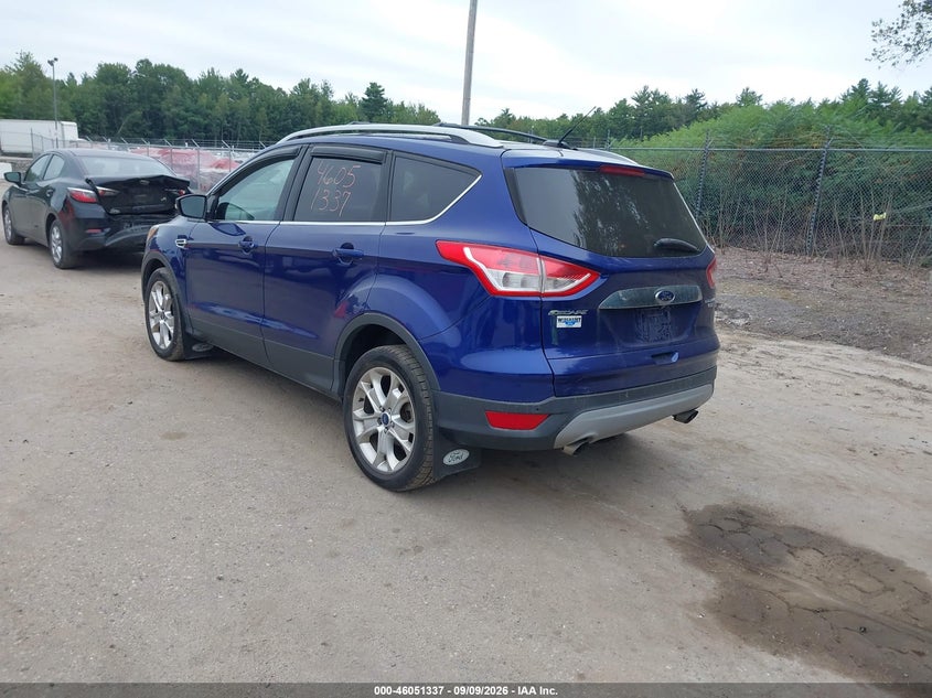 Vin: 1fmcu9jx0eud05351, lot: 46550832, ford escape titanium 20143