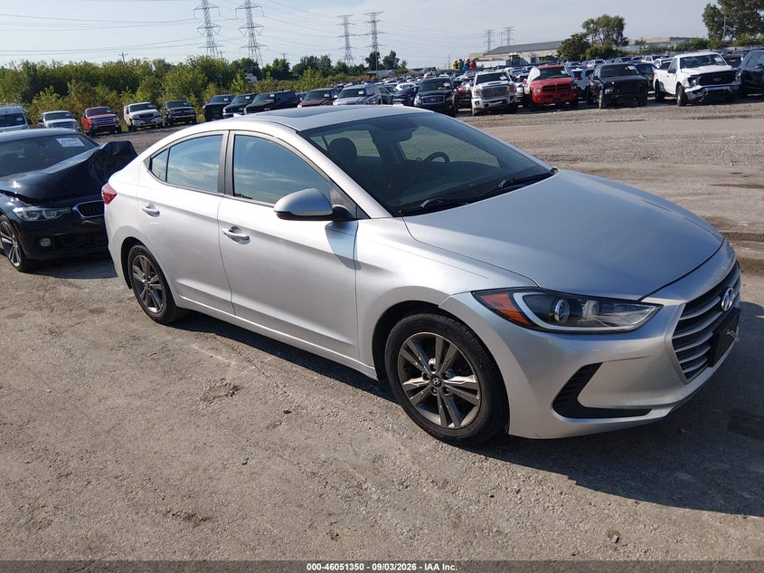 Vin: 5npd84lf2jh285385, lot: 46550845, hyundai elantra value edition 20181