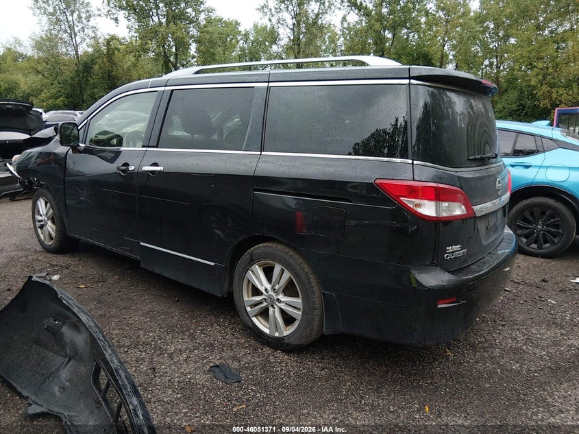 Vin: jn8ae2kp2d9070147, lot: 46550867, nissan quest sl 20133