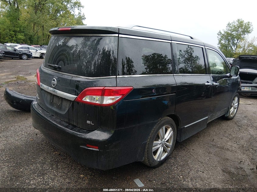 Vin: jn8ae2kp2d9070147, lot: 46550867, nissan quest sl 20134
