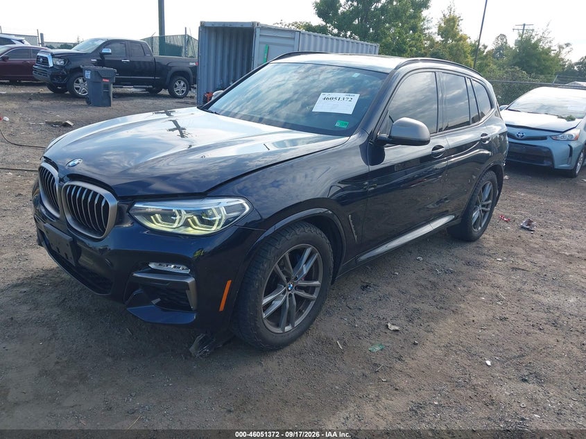 Vin: 5uxts3c55klr73195, lot: 46550868, bmw x3 m40i 20192