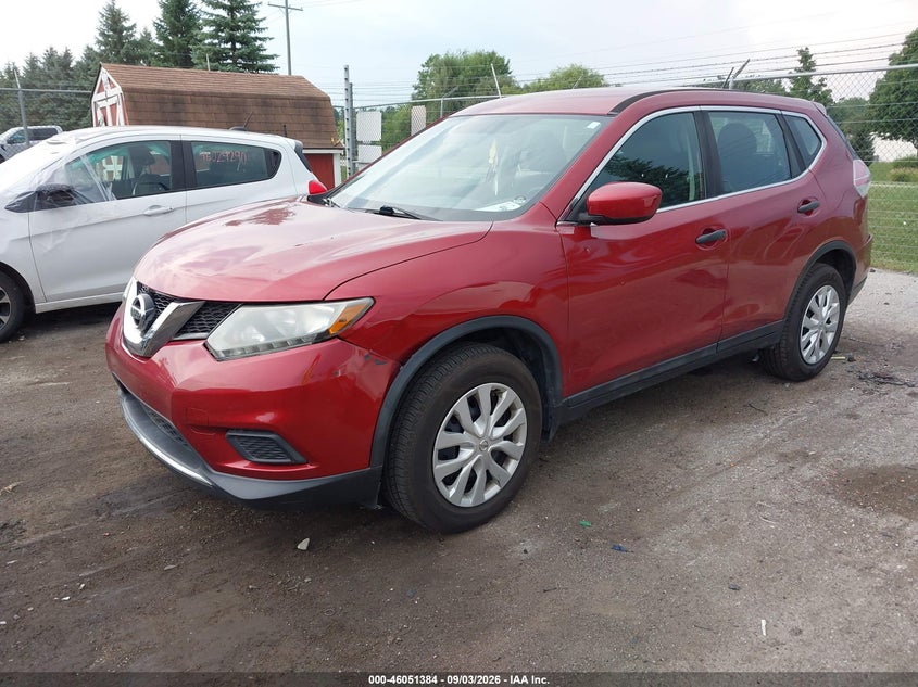 Vin: 5n1at2mv6gc916036, lot: 46550880, nissan rogue s 20162