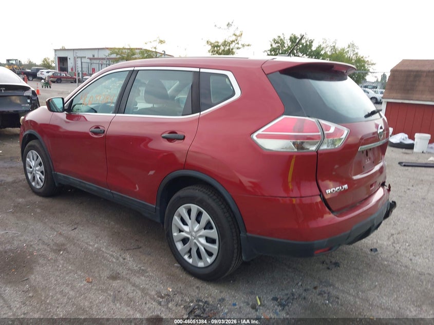 Vin: 5n1at2mv6gc916036, lot: 46550880, nissan rogue s 20163