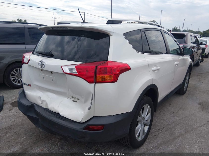 Vin: 2t3dfrev7ew189922, lot: 46550912, toyota rav4 limited 20144