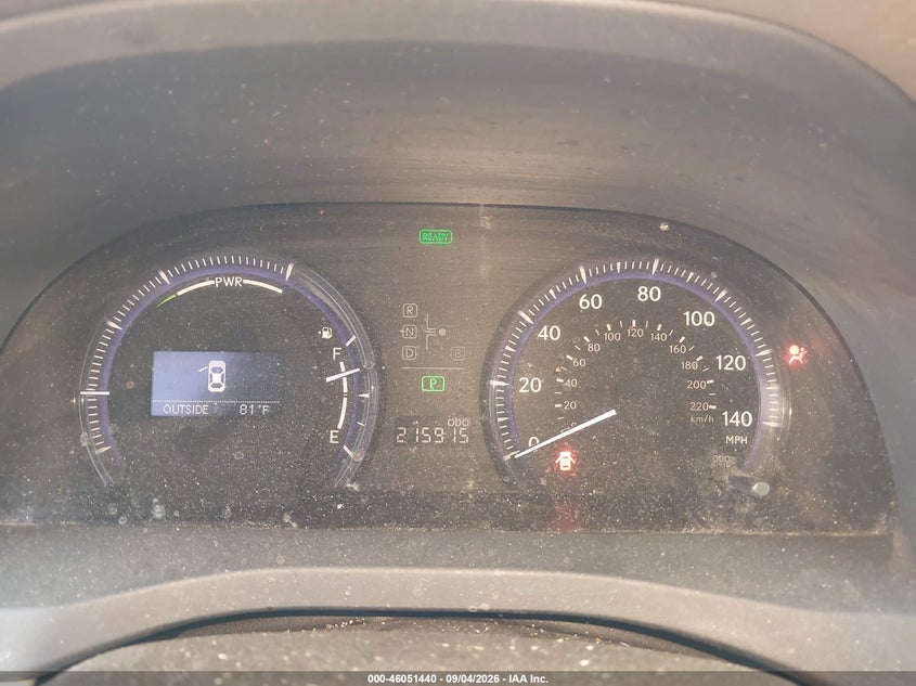 2010 LEXUS HS 250H auction photo 7