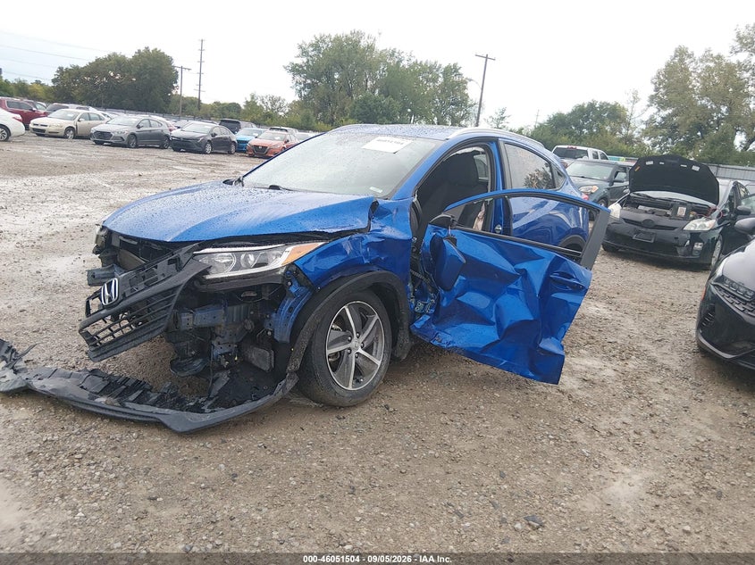 Vin: 3czru6h53nm729316, lot: 46551001, honda hr-v awd ex 20222
