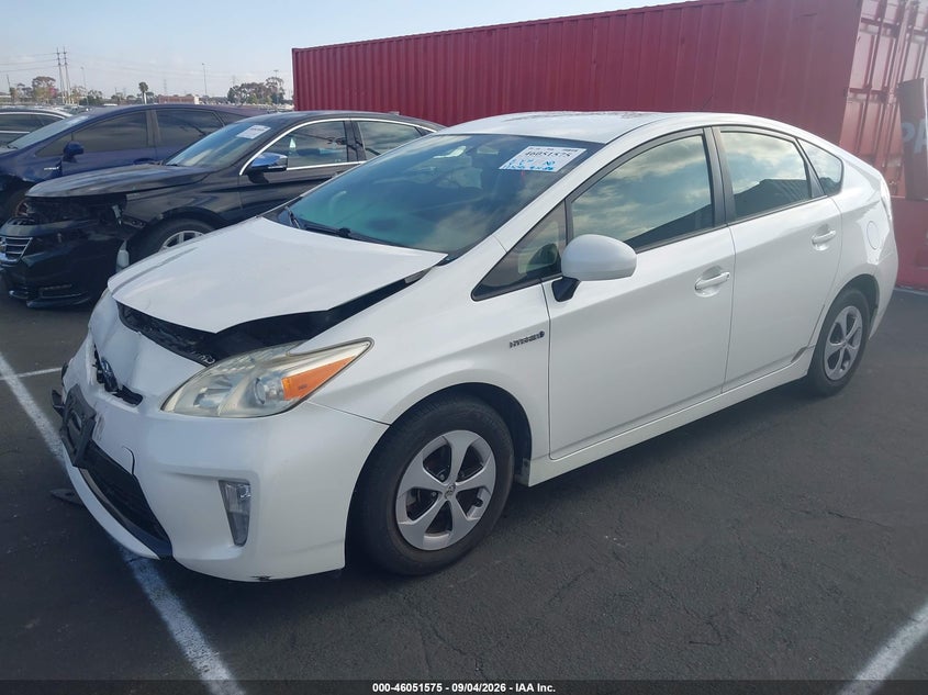 2012 TOYOTA PRIUS auction photo 2
