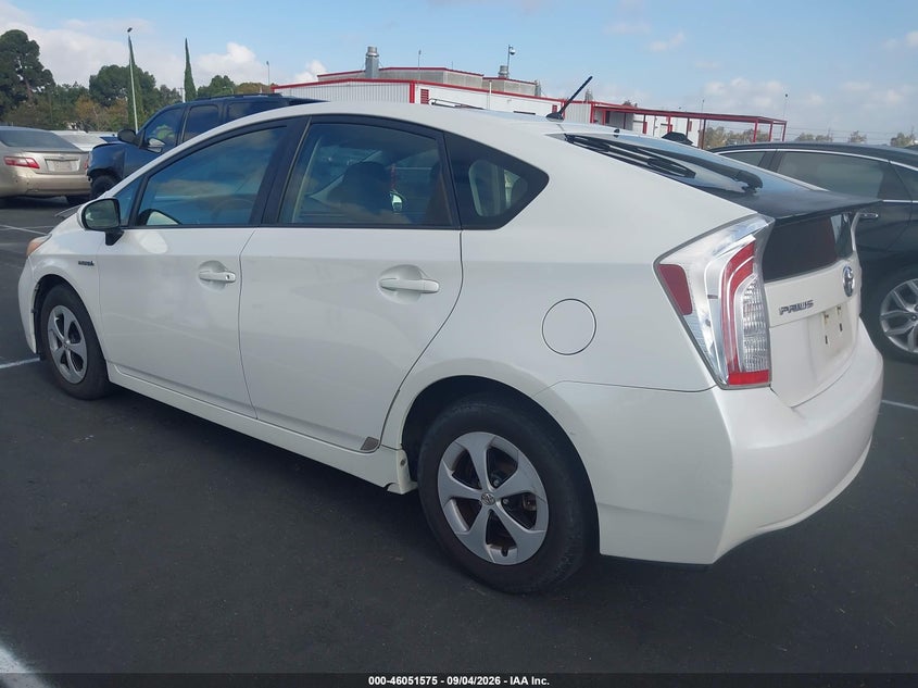 2012 TOYOTA PRIUS auction photo 3