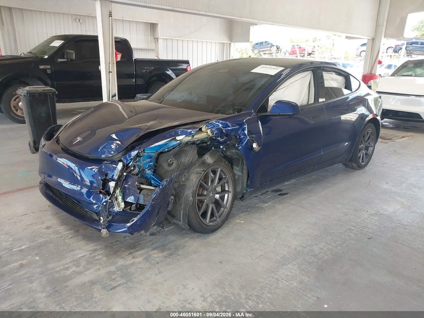 Vin: 5yj3e1ea4pf701867, lot: 46551099, tesla model 3 rear-wheel drive 20232