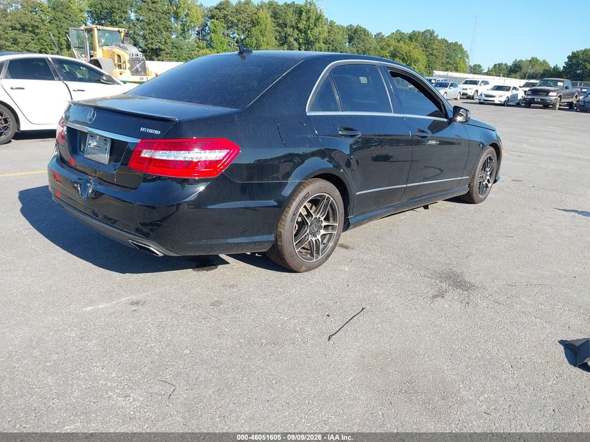 2013 MERCEDES-BENZ E 400 HYBRID auction photo 4