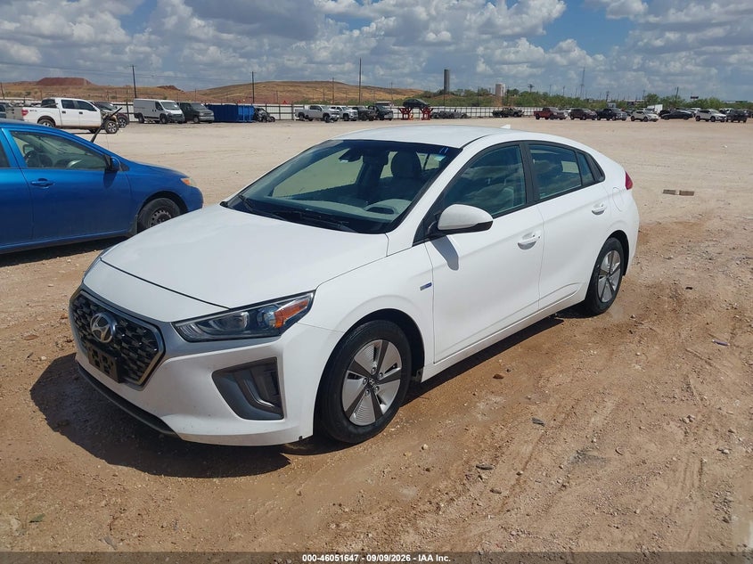 Vin: kmhc65lc7lu220260, lot: 46551146, hyundai ioniq hybrid blue 20202