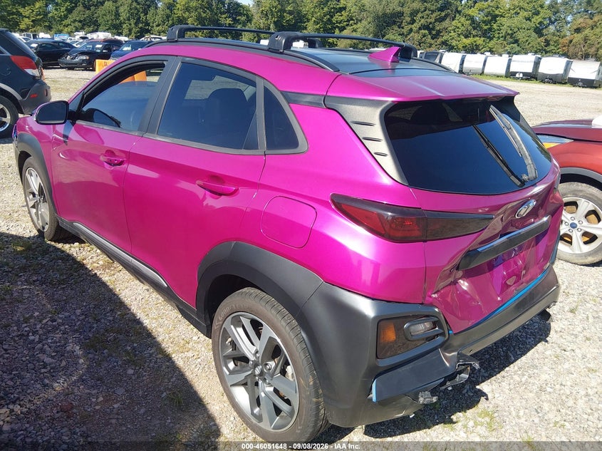 Vin: km8k5ca59lu524357, lot: 46551147, hyundai kona ultimate 20203