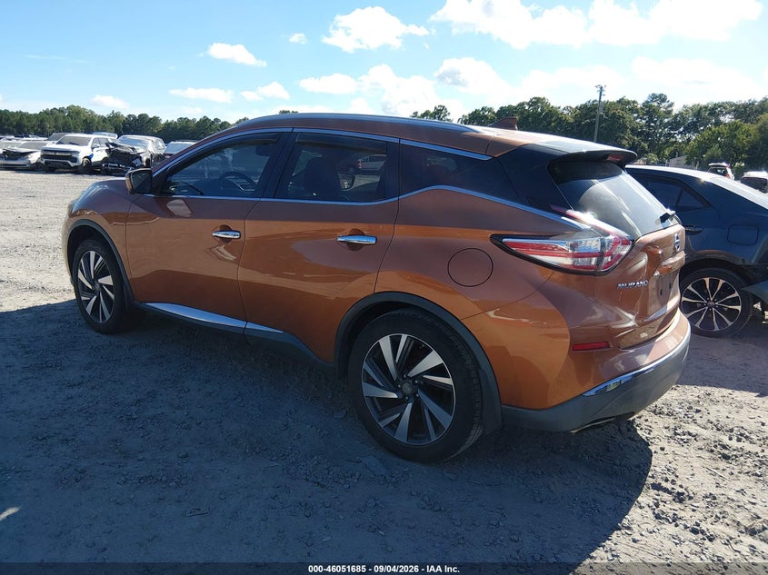 2016 NISSAN MURANO auction photo 3