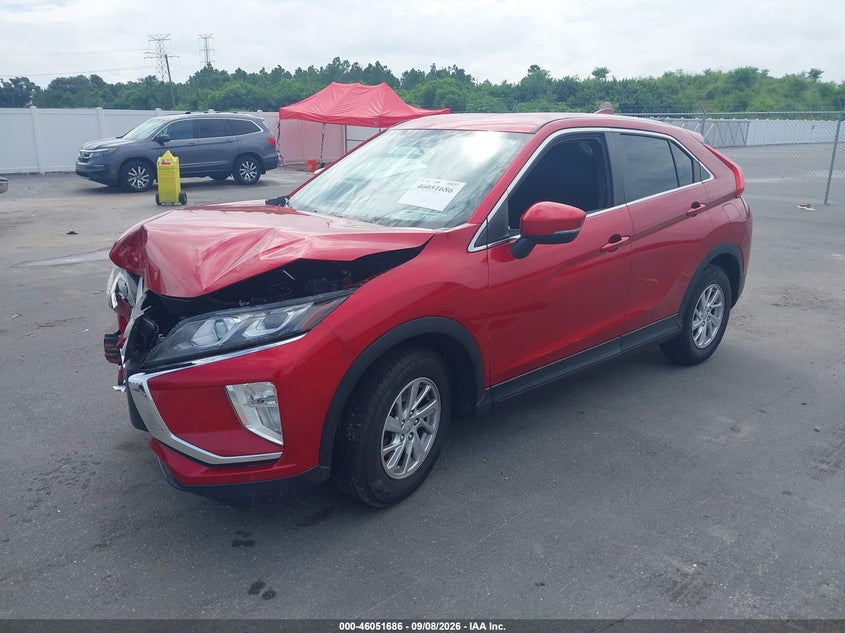 Vin: ja4as3aa8kz023655, lot: 46551187, mitsubishi eclipse cross es 20192