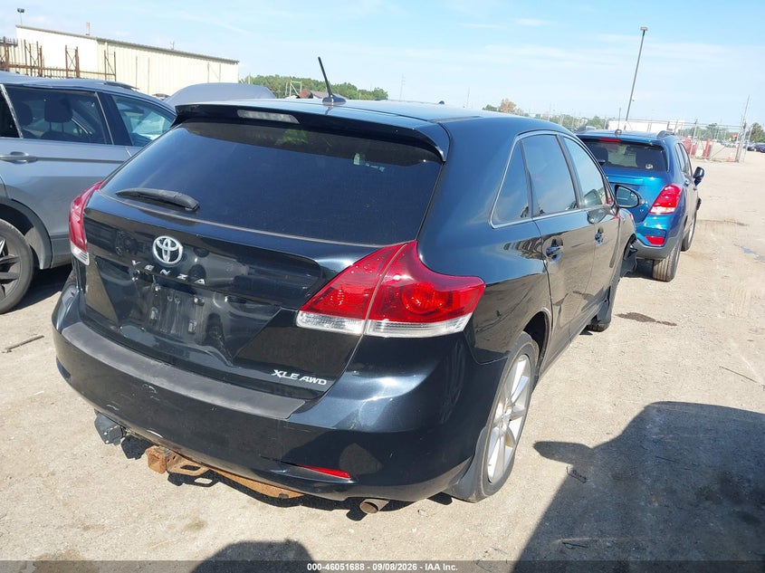 Vin: 4t3bk3bb2eu104138, lot: 46551188, toyota venza base v6 20144