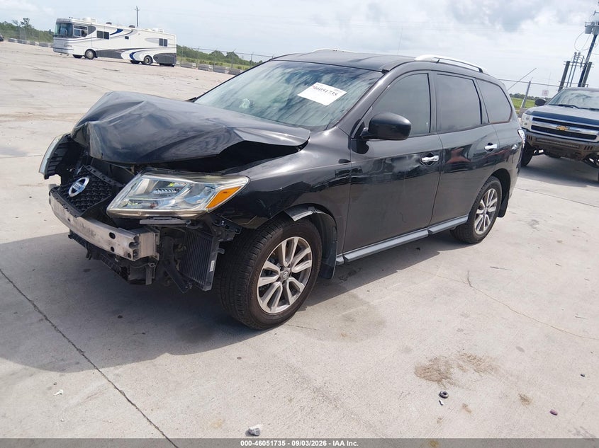 2014 NISSAN PATHFINDER auction photo 2