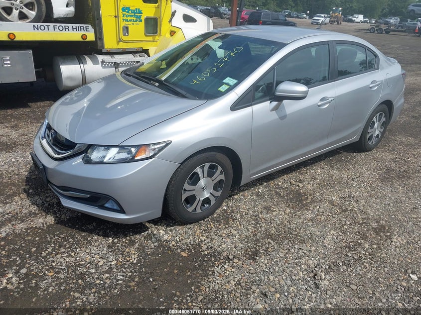 2014 HONDA CIVIC HYBRID auction photo 2
