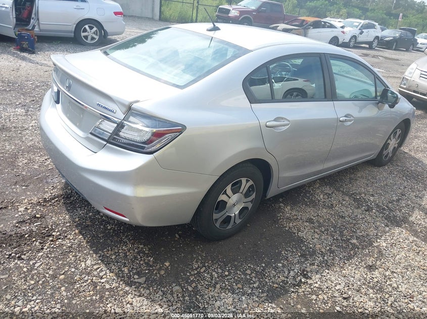 2014 HONDA CIVIC HYBRID auction photo 4