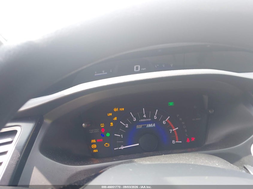 2014 HONDA CIVIC HYBRID auction photo 7