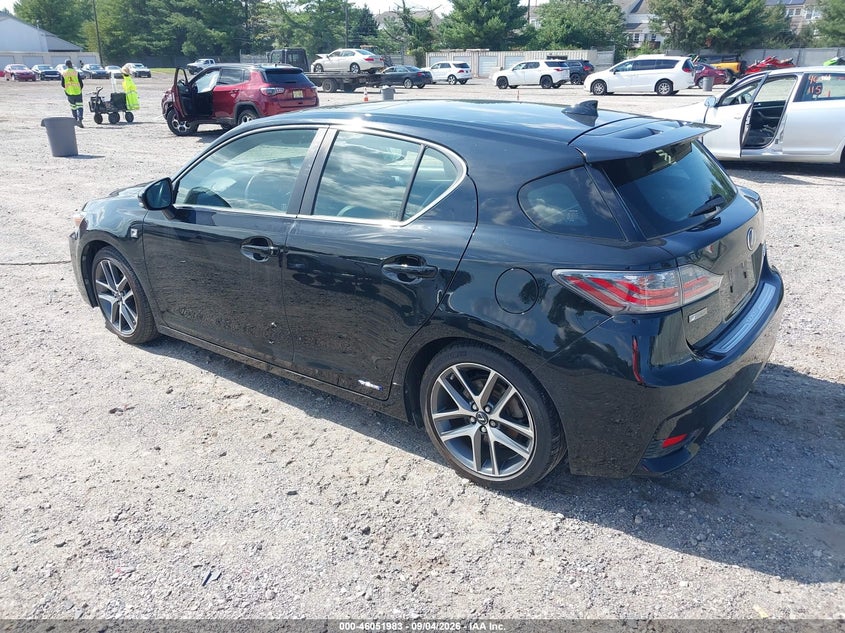 LEXUS CT 200H 2015 VIN JTHKD5BH1F2213256