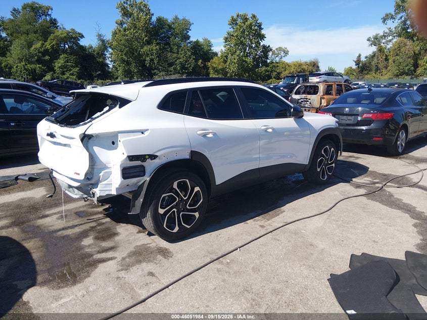 Vin: kl77ljep8sc272182, lot: 46551492, chevrolet trax fwd 2rs 20254