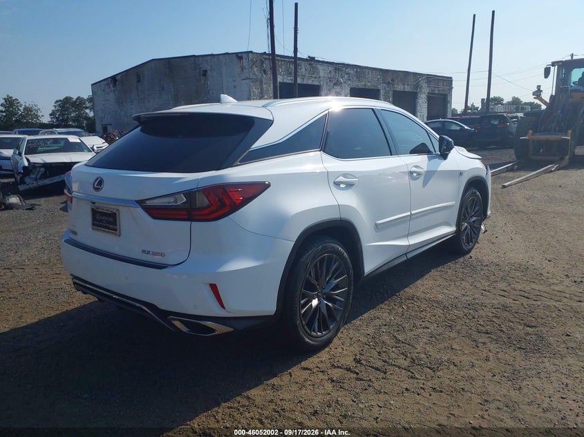 Vin: 2t2bzmca4kc175477, lot: 46551510, lexus rx 350 f sport 20194