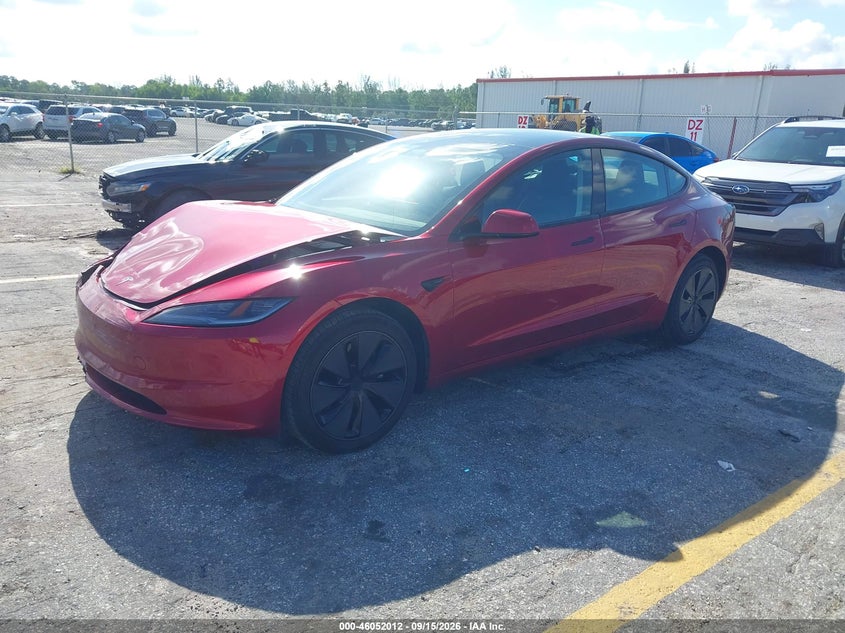 Vin: 5yj3e1ea8sf015663, lot: 46551520, tesla model 3 long range rear-wheel drive/standard rear-wheel drive 20252