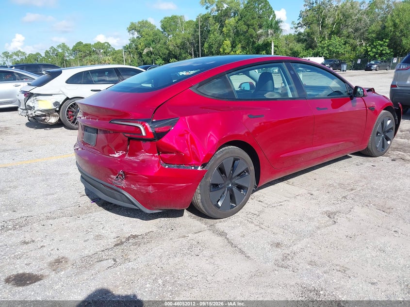 Vin: 5yj3e1ea8sf015663, lot: 46551520, tesla model 3 long range rear-wheel drive/standard rear-wheel drive 20254