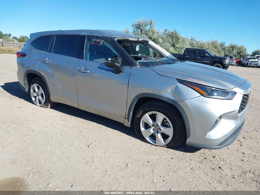 Vin: 5tdzzrah1ms084001, lot: 46551565, toyota highlander le 2021 img_1
