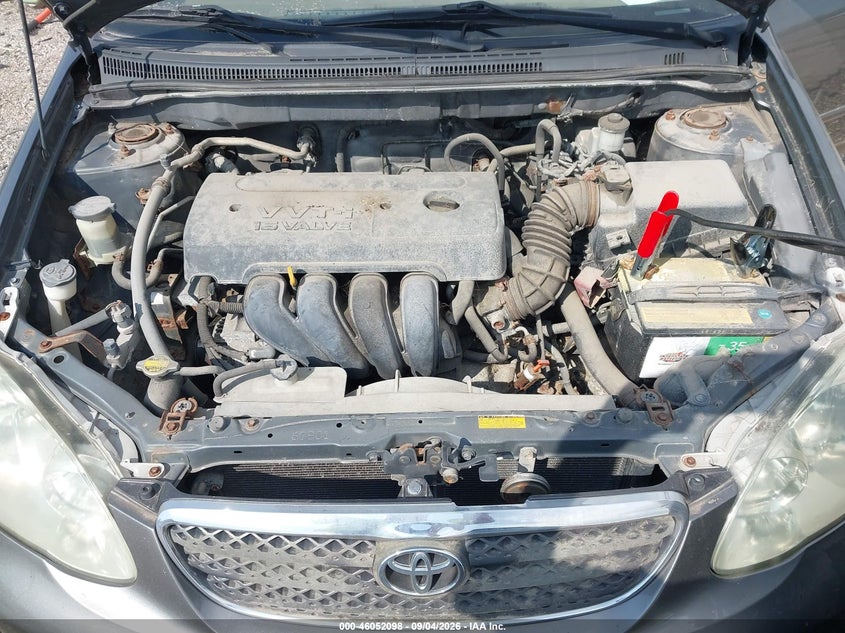 2006 TOYOTA COROLLA SEDAN 1.8L I-4 DOHC, VVT, REGULAR , 126HP