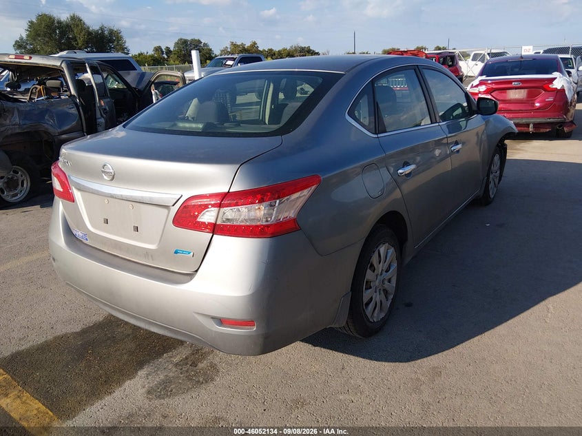 Vin: 3n1ab7ap6ey272345, lot: 46551655, nissan sentra s 20144