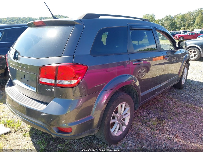 Vin: 3c4pddbg3ft601113, lot: 46551668, dodge journey sxt 20154