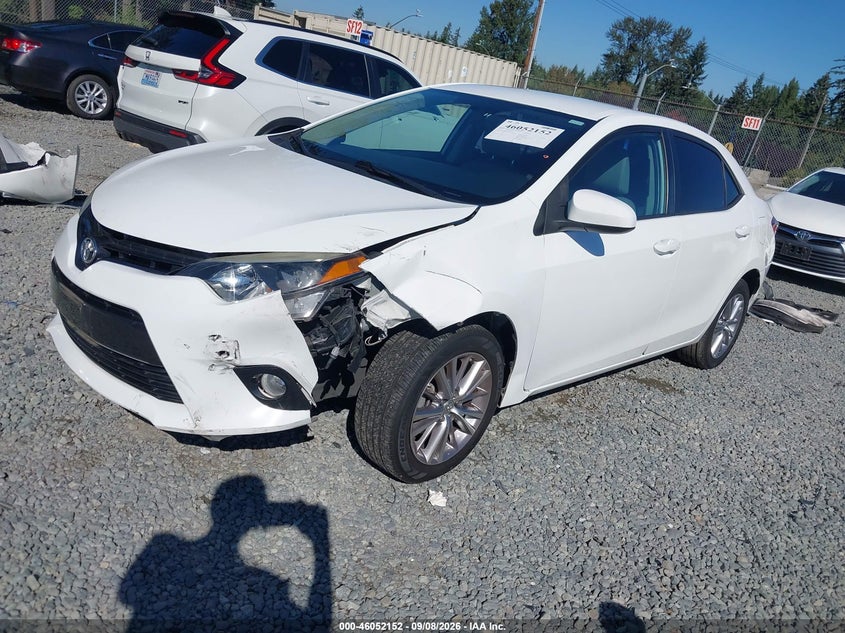 Vin: 5yfburhe9fp341719, lot: 46551673, toyota corolla le plus 20152