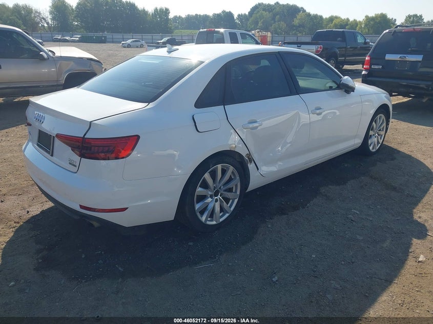 Vin: wauanaf43hn037464, lot: 46551693, audi a4 2.0t premium 20174