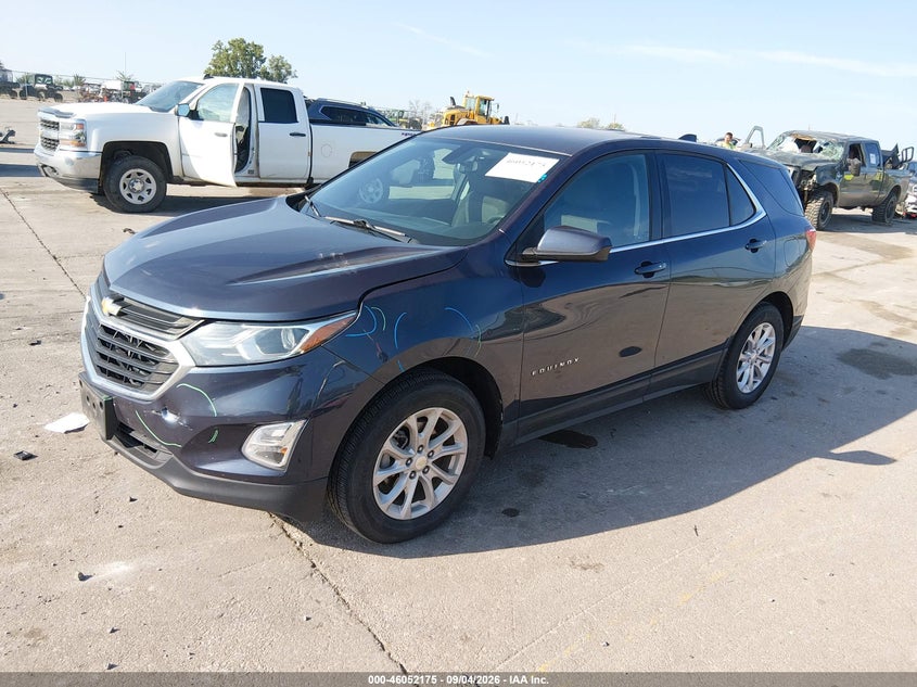 2018 Chevrolet Equinox Lt, Front End, IAAI, VIN 3GNAXSEV1JS631860 — photo 2