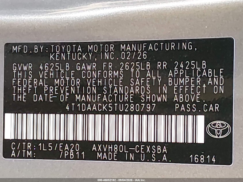 TOYOTA CAMRY - zdjęcie 9