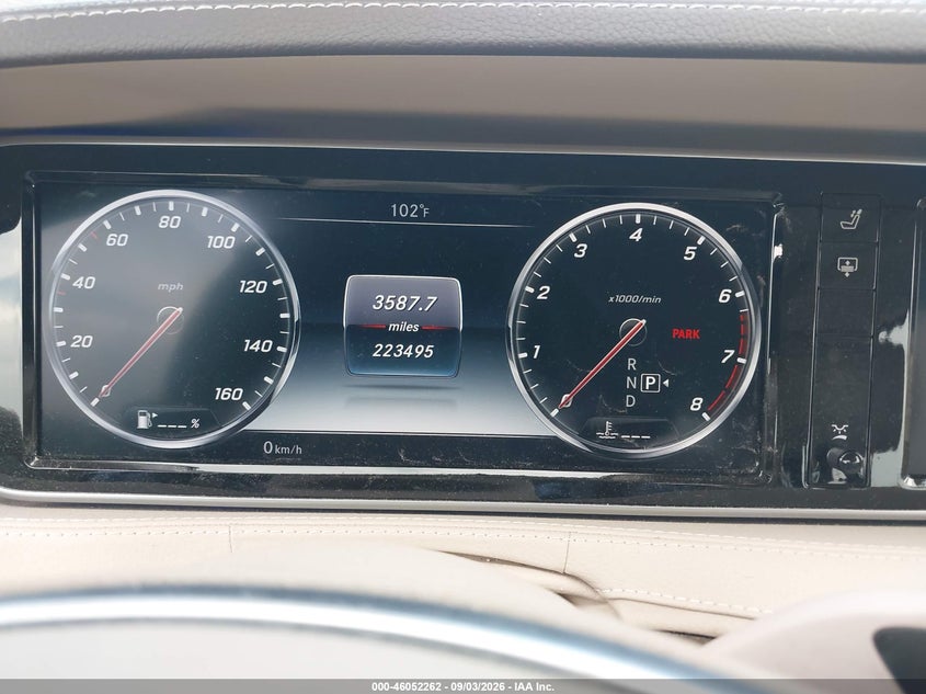 2015 MERCEDES-BENZ S 550 auction photo 7