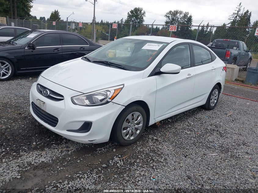Vin: kmhct4ae1fu862632, lot: 46551799, hyundai accent gls 20152