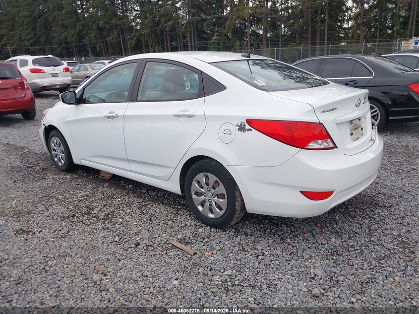 Vin: kmhct4ae1fu862632, lot: 46551799, hyundai accent gls 20153