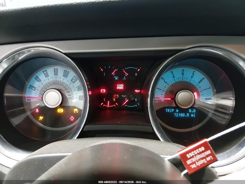 FORD MUSTANG 2011 VIN 1ZVBP8EM3B5145454