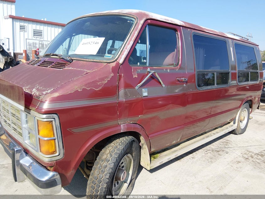 DODGE RAM VAN 1985 VIN 2B6HB23TXFK316905