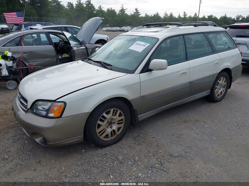 SUBARU OUTBACK 2001 VIN 4S3BH896317631048