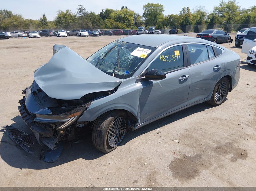 Vin: 3n1ab9cv8ty256183, lot: 46552113, nissan sentra sv 20262
