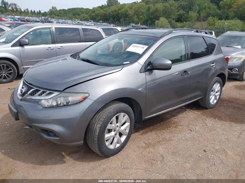 Vin: jn8az1mw2ew503374, lot: 46552257, nissan murano sl 20142