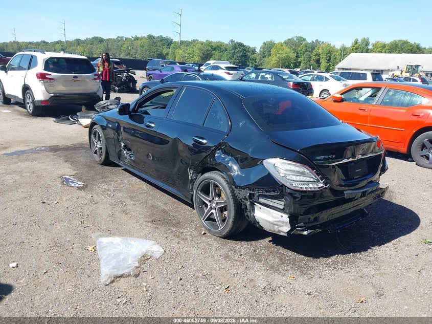 Vin: 55swf6eb8hu193466, lot: 46552270, mercedes-benz amg c 43 4matic 20173