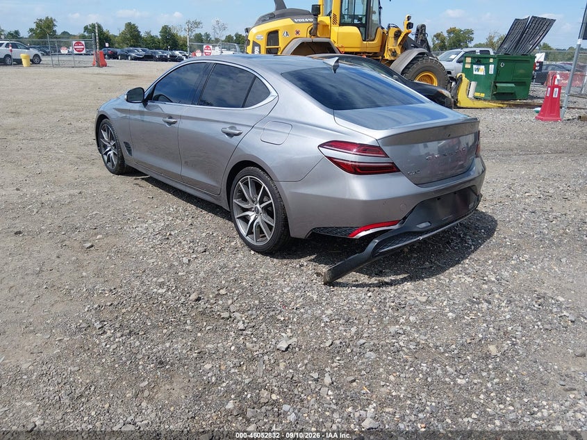 Vin: kmtg34ta8nu098195, lot: 46552353, genesis g70 2.0t awd 20223